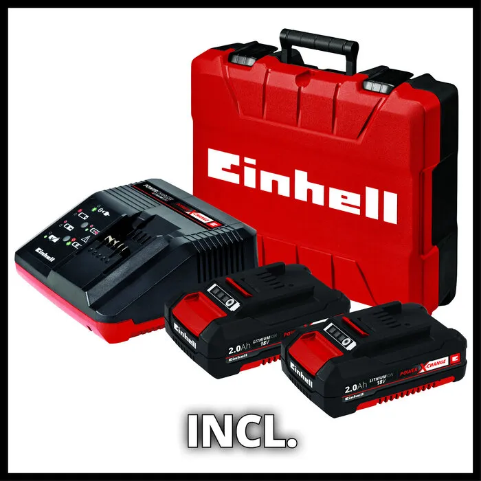 Einhell Gereedschap Einhell TP-CD 18-2 Li-i BL Kit 2.0 Ah - Accu Klopboor-/Schroefmachine - 2 accu's - Power X-Change