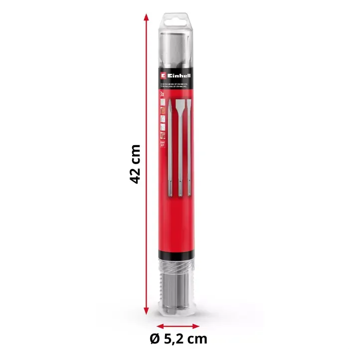 Einhell Gereedschap Einhell Beitelset - 3-delig - SDS-Max