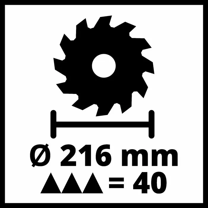 Einhell Gereedschap Einhell TE-MS 18/8 Li Solo - Accu Afkort-/Verstekzaag - Ø216 mm - Power X-Change