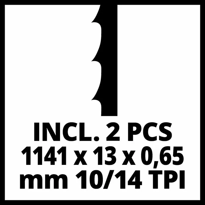 Einhell Gereedschap Einhell TE-MB 18/127 U Li Solo - Accu Bandzaag - Power X-Change