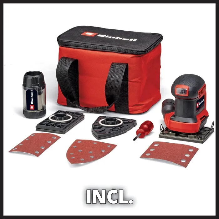 Einhell Gereedschap Einhell TE-OS 18/113 3X Li Solo - Accu Multischuurmachine - 101x113 mm - 150x150x100 mm - 130x80 mm - Power X-Change