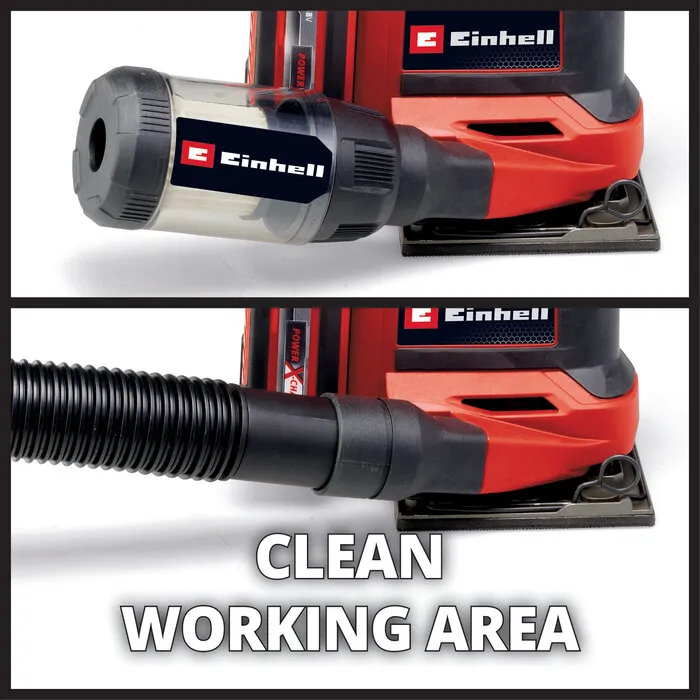 Einhell Gereedschap Einhell TE-OS 18/113 3X Li Solo - Accu Multischuurmachine - 101x113 mm - 150x150x100 mm - 130x80 mm - Power X-Change