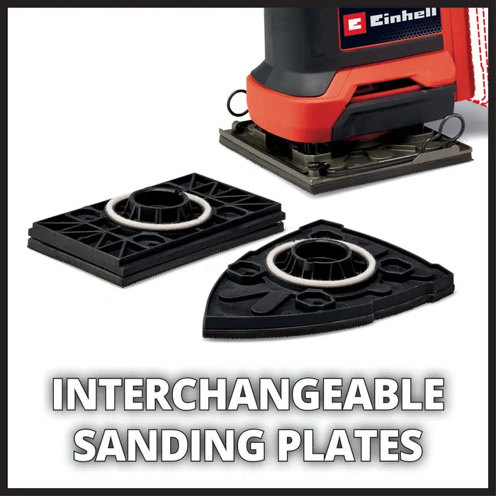 Einhell Gereedschap Einhell TE-OS 18/113 3X Li Solo - Accu Multischuurmachine - 101x113 mm - 150x150x100 mm - 130x80 mm - Power X-Change
