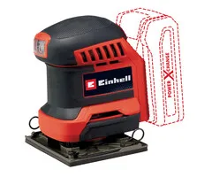 Einhell Gereedschap Einhell TE-OS 18/113 3X Li Solo - Accu Multischuurmachine - 101x113 mm - 130x80 mm - Power X-Change