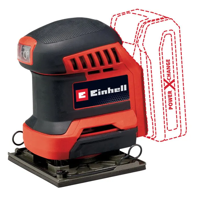Einhell Gereedschap Einhell TE-OS 18/113 3X Li Solo - Accu Multischuurmachine - 101x113 mm - 150x150x100 mm - 130x80 mm - Power X-Change