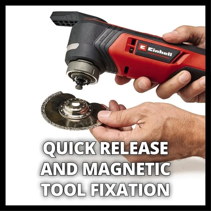 Einhell Gereedschap Einhell TP-MG 18 Li BL Solo Professional- Accu Multitool - Power X-Change