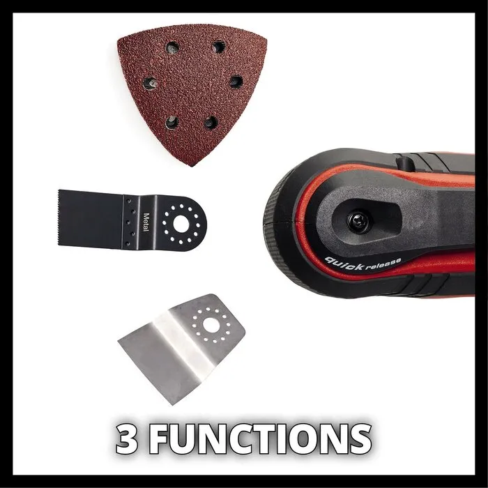 Einhell Gereedschap Einhell TP-MG 18 Li BL Solo Professional- Accu Multitool - Power X-Change