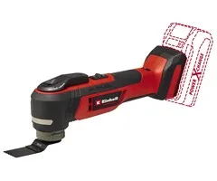 Einhell Gereedschap Einhell TP-MG 18 Li BL Solo Professional- Accu Multitool - Power X-Change