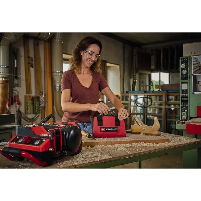 Einhell Gereedschap Einhell Persluchtset - 10-delig - in luxe opbergtas