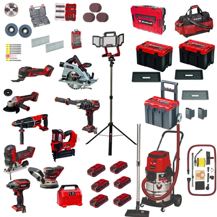 Einhell Gereedschap Einhell Professional Accu Combiset 31- delig