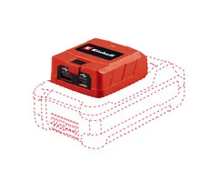 Einhell Gereedschap TC-CP 18 Li USB A/C-Solo - Accu USB-Powerbank - Po