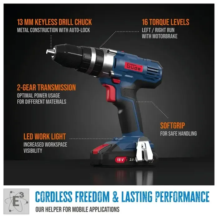 Güde Güde Accu Klopboormachine BSB 18-0