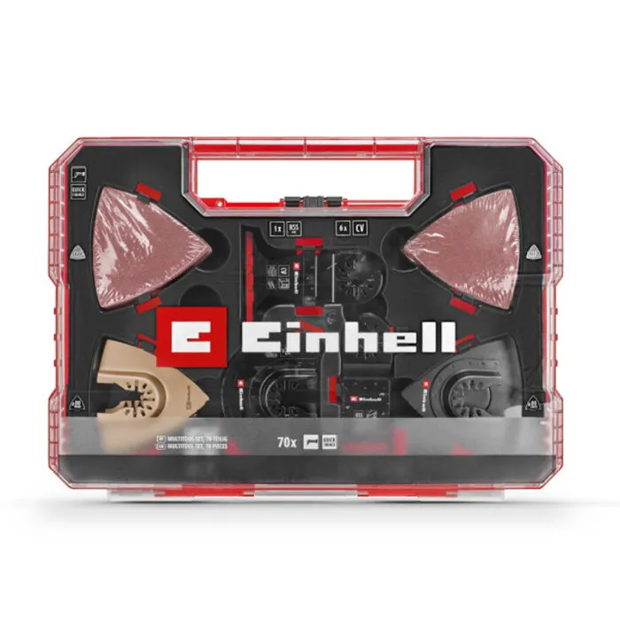 Einhell Gereedschap Einhell Multitoolset - 70-delig - XXL-Case