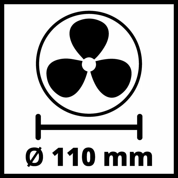 Einhell Gereedschap Einhell GC-CF 18/110 Li Solo - Accu Ventilator - Power X-Change