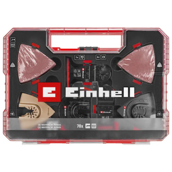 Einhell Gereedschap Einhell Multitoolset - 70-delig - XXL-Case