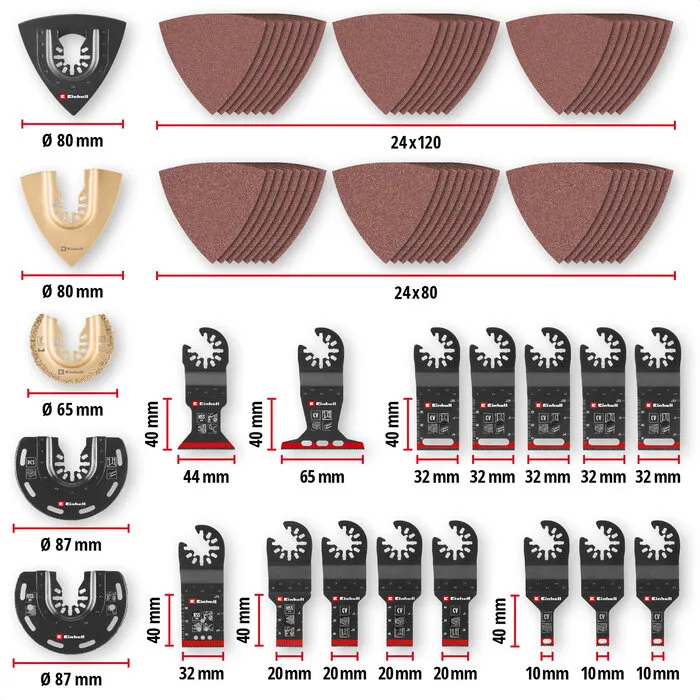 Einhell Gereedschap Einhell Multitoolset - 70-delig - XXL-Case