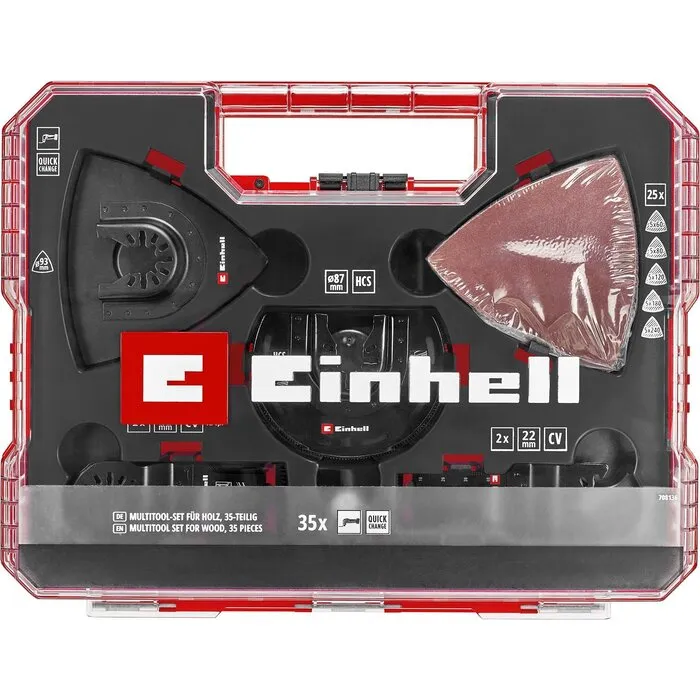 Einhell Gereedschap Einhell Multitoolset - 35-delig - XLPLus-Case