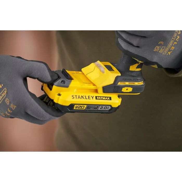 Stanley Stanley SFMCF830D2K-QW Brushless V20 Li-Ion 18V Slagschroevendraaier – Inclusief 2x 2.0Ah Accu, Lader en Koffer