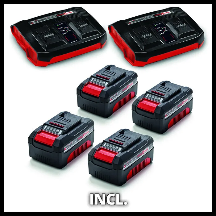 Einhell Gereedschap Einhell GP-CM 36/47 S Li BL Kit 4.0 Ah - Accu Grasmaaier - Ø47 cm - 4 accu's - Power X-Change