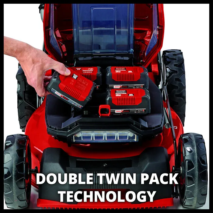 Einhell Gereedschap Einhell GP-CM 36/47 S Li BL Kit 4.0 Ah - Accu Grasmaaier - Ø47 cm - 4 accu's - Power X-Change