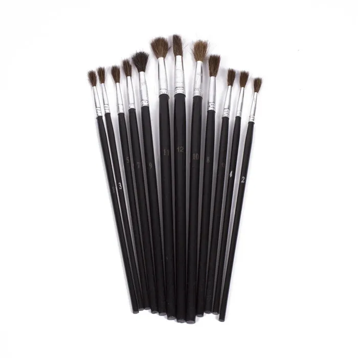 Benson Tools Benson Penseelset 12-delig – Waaier & Rond