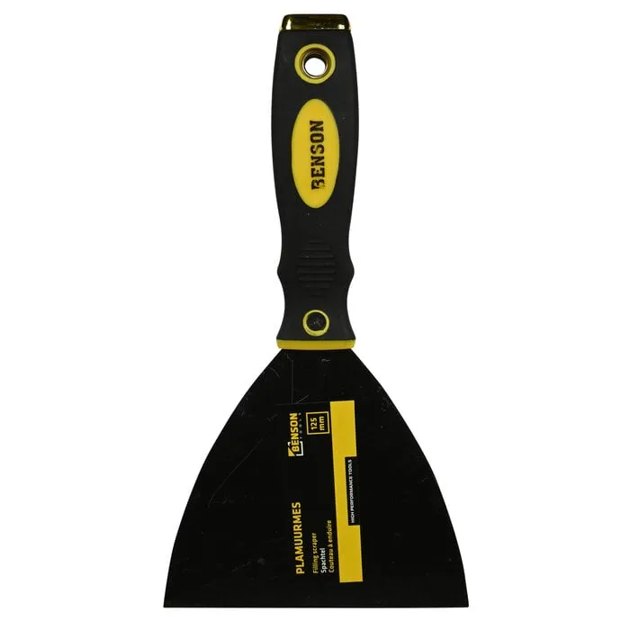 Benson Tools Benson Plamuurmes 5" / 127mm – RVS met Soft Grip Handvat