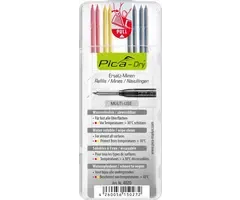 Pica Pica-Dry 4020 Navulling multikleur - 8 staafjes
