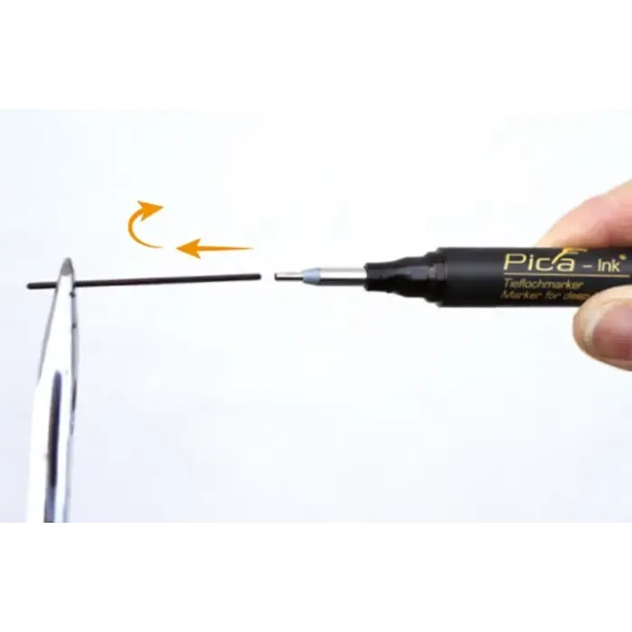 Pica Pica-Ink 150/41 Markeerstift voor diepe gaten Blauw – Precisie tot in de kleinste hoeken