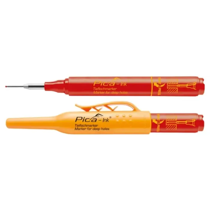 Pica Pica-Ink 150/40 Markeerstift voor diepe gaten rood