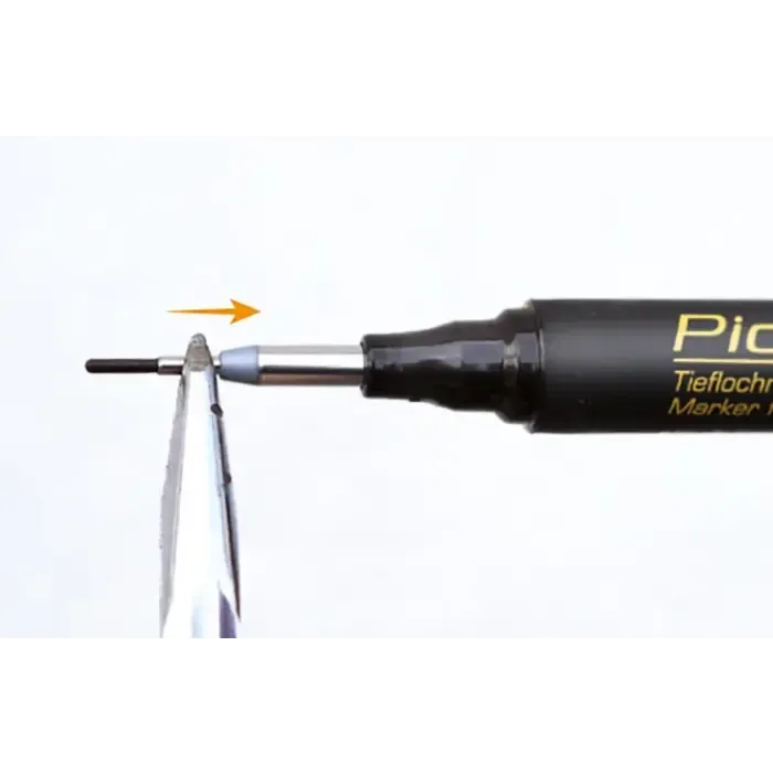 Pica Pica-Ink 150/40 Markeerstift voor diepe gaten rood