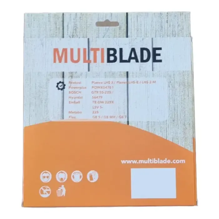 Multiblade Multiblade Schuurschijf MB226 Ø225 mm 5x K240