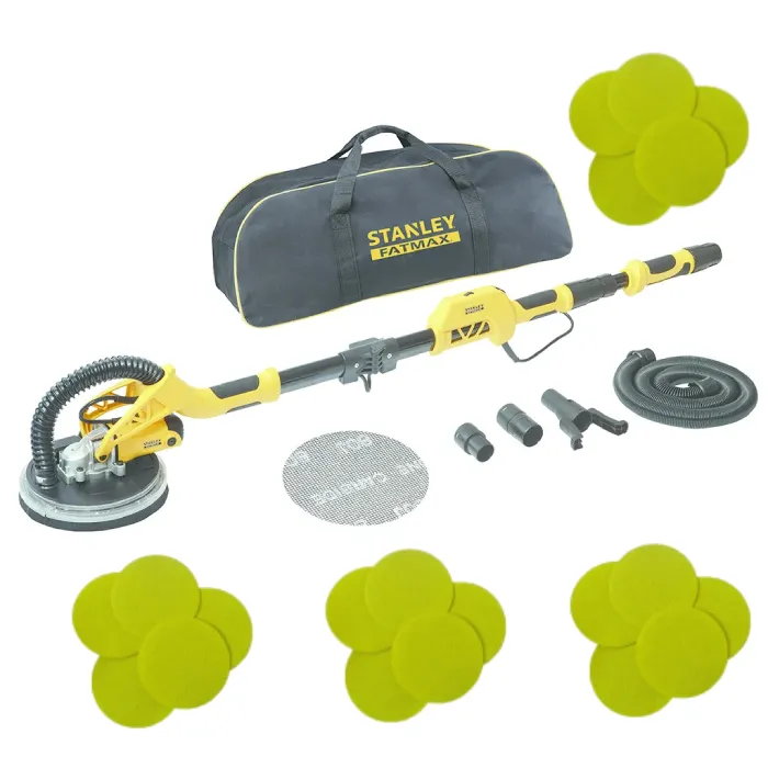 Stanley Stanley SFMEE500S Langnek Schuurmachine Complete Set - Inclusief 20x schuurschijven