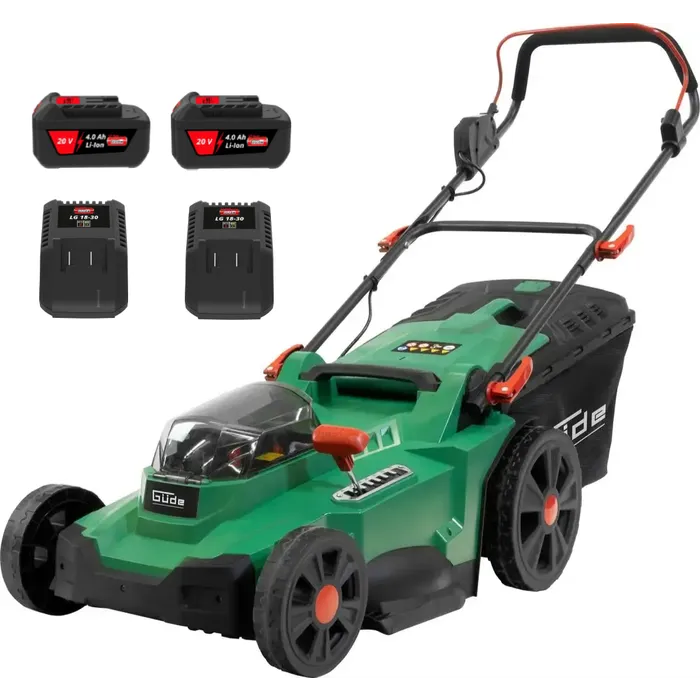 Güde Güde Accu Grasmaaier 430/40-8 Inclusief  2x 4,0 Ah Accu & Lader - 43cm
