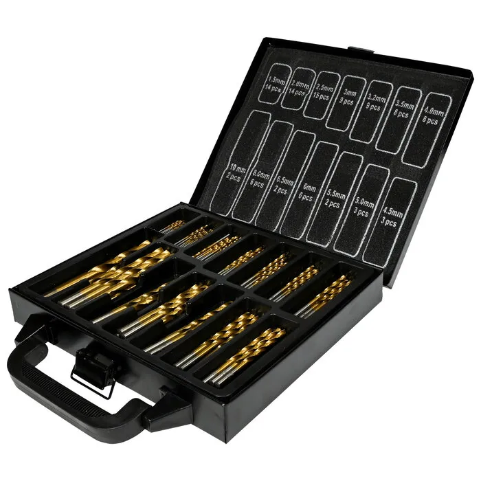 Benson Tools Benson Boorset 101 dlg HSS tita coated/koffer