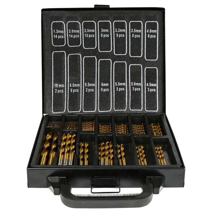 Benson Tools Benson Boorset 101 dlg HSS tita coated/koffer