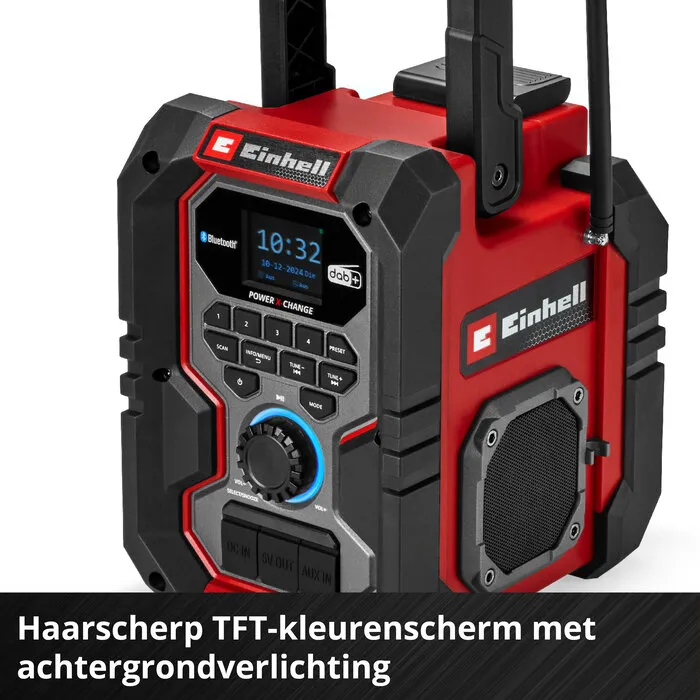 Einhell Gereedschap Einhell Bouwradio TE-CR 18 Li DAB+/FM/BT - Solo
