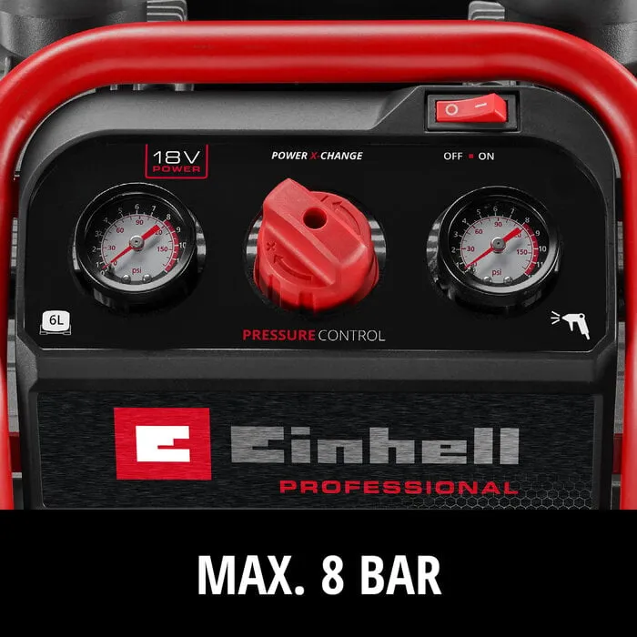 Einhell Gereedschap Einhell SILENZZO 18/160 Li Solo Silent Accu Compressor