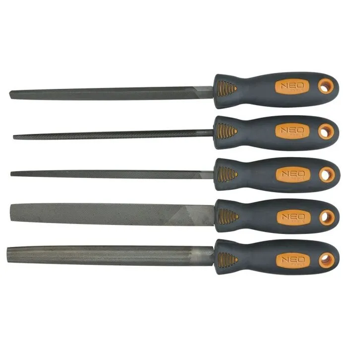 NEO NEO Metaalvijlenset 200mm 5-delig