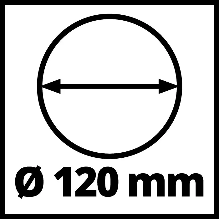 Einhell Gereedschap Einhell Mortelmengstaaf - 1 stuk - Ø120 mm
