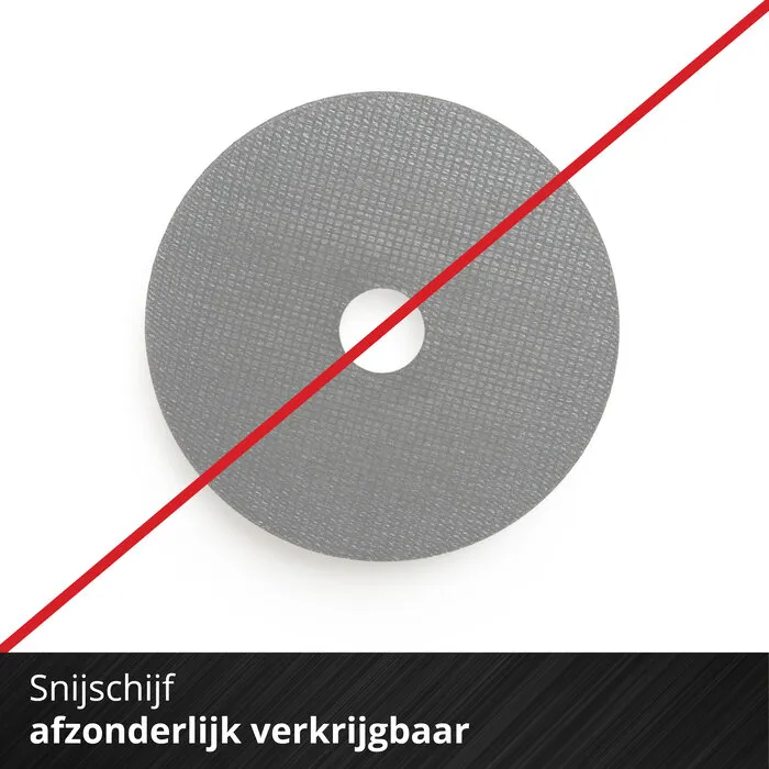 Einhell Gereedschap Einhell TE-AG 18/125-2 Li - Solo - Accu Haakse Slijper