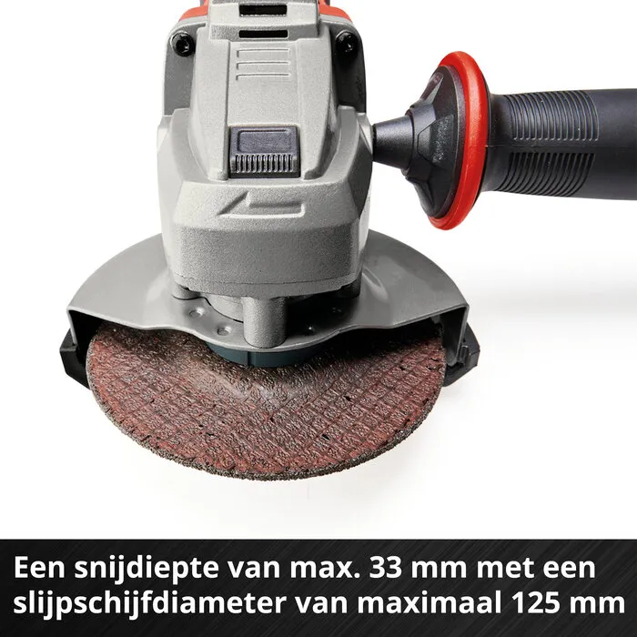 Einhell Gereedschap Einhell TE-AG 18/125-2 Li - Solo - Accu Haakse Slijper