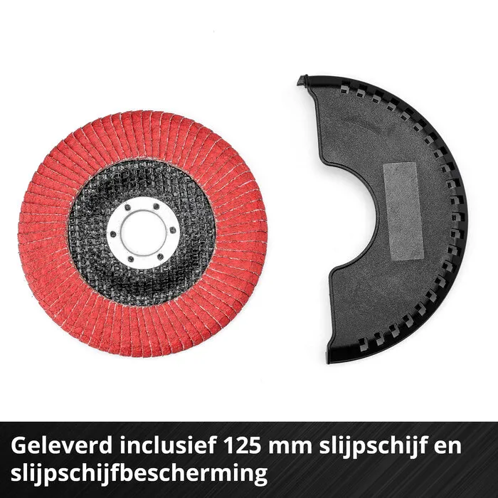 Einhell Gereedschap Einhell TP-AG 18/125 F Li BL Solo - Accu Platkop Haakse Slijper - Ø125 mm - Power X-Change
