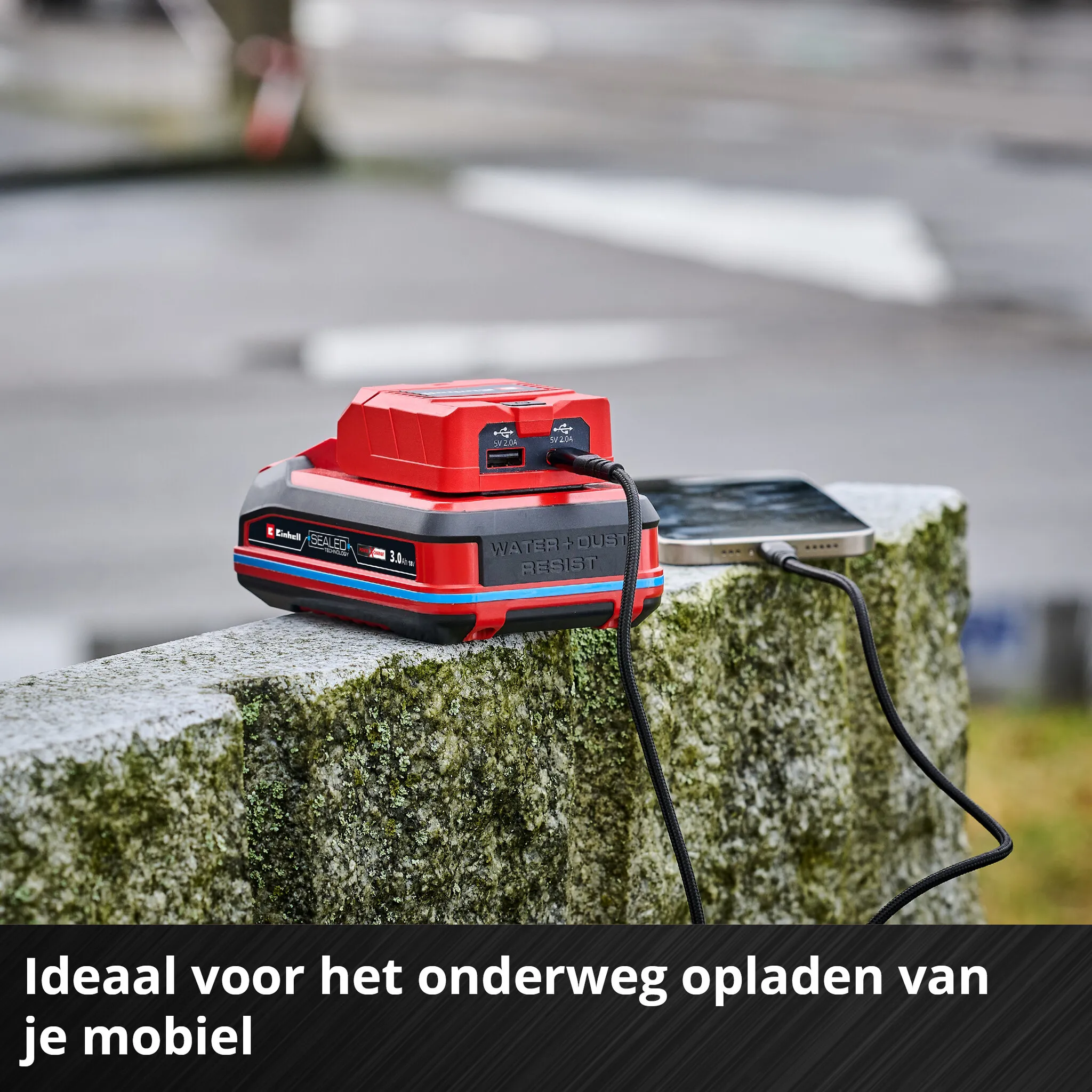 Einhell Gereedschap Einhell TC-CP 18 Li USB A/C-Solo - Accu USB-Powerbank - Power X-Change