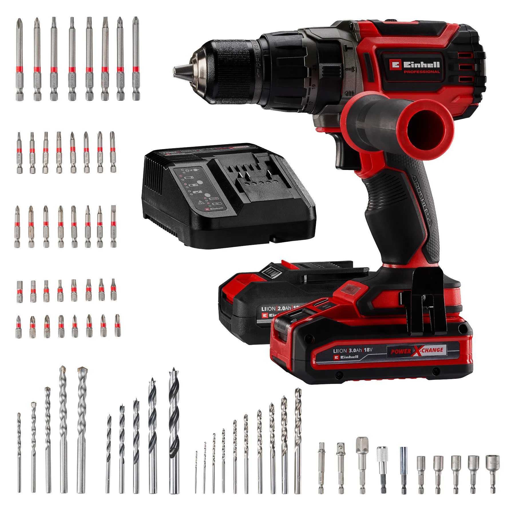 Einhell Gereedschap Einhell TP-CD 18/70 Li-i BL +70 Kit Accu Klopboormachine