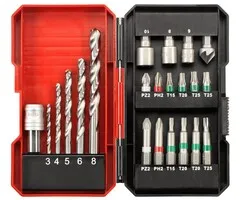 KWB Einhell Boor-/Bitset, 22-delig in S-Box