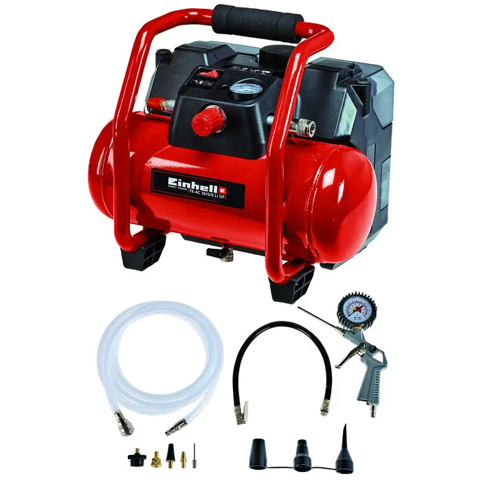 Einhell Gereedschap Einhell TE-AC 36/6/8 Li OF Solo, Accu Compressor, Power X-Change