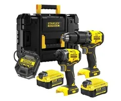 Stanley Stanley SFMCK461M2T  CombiSet - Koolborsteloos & 2x 4,0 Ah Accu