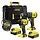 Stanley SFMCK461M2T-QW – Set met 2 stuks: klopboormachine en slagschroevendraaier, inclusief 2 V20-18V 4Ah accu’s en snellader in TSTAK-koffer.