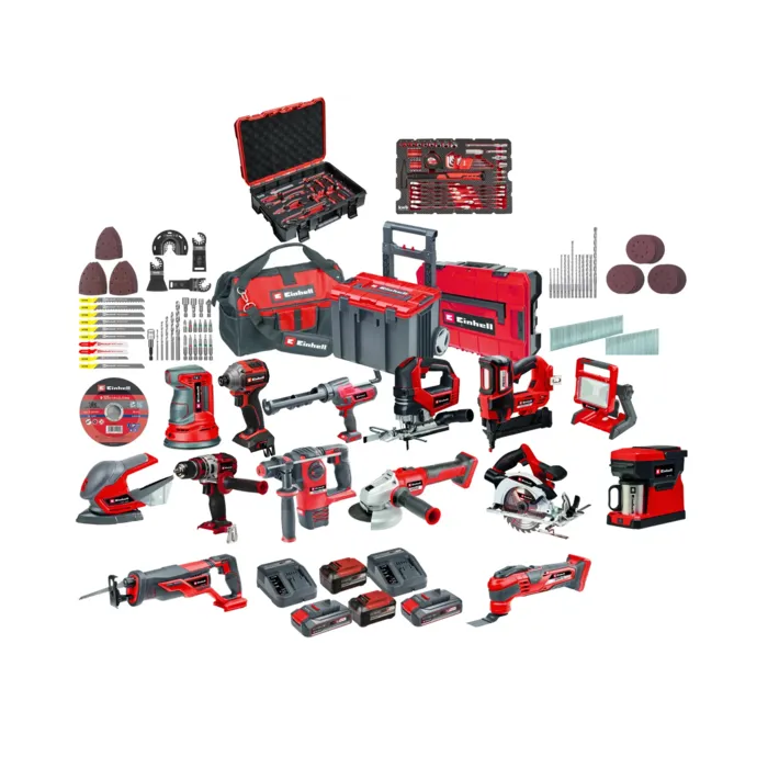Einhell Gereedschap Einhell Professional Accu Combiset 24-delig - Inclusief accessoires