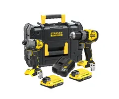 Stanley Stanley SFMCK211D2T-QW CombiKit Brushless – Klopboormachine & Slagschroevendraaier